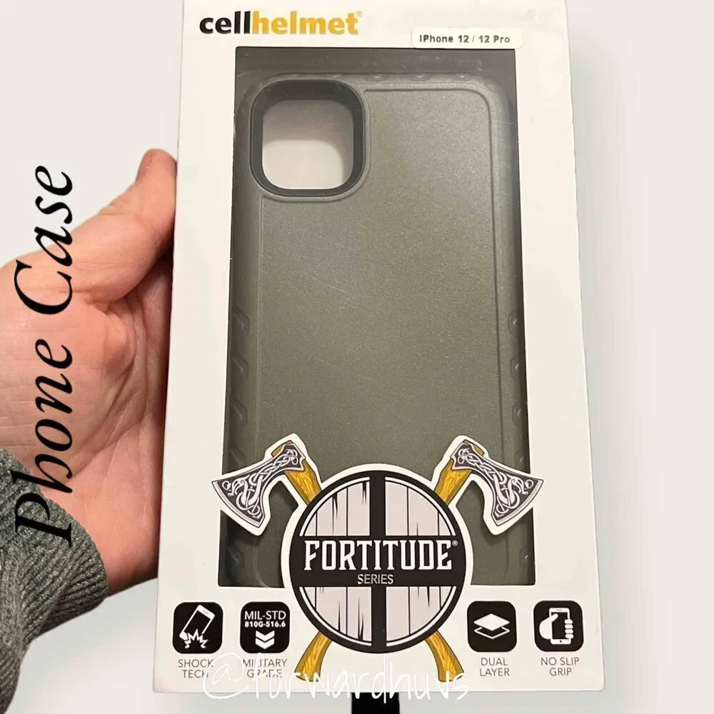 Cellhelmet Fortitude Series for iPhone 12/12 Pro Olive Drab Green - NEW